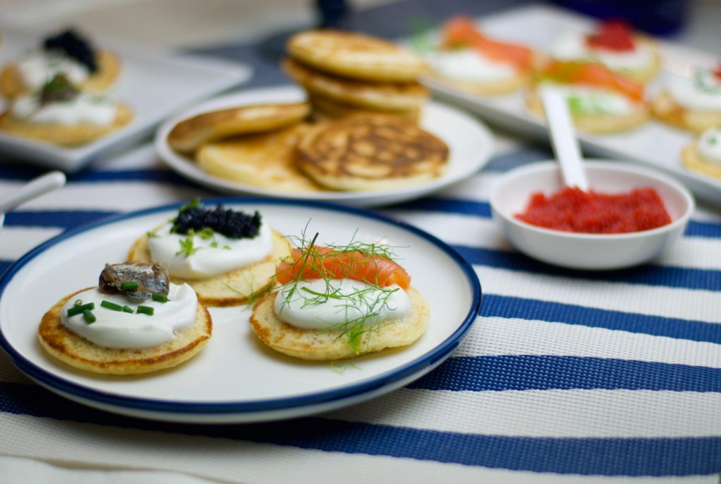 russian blinis